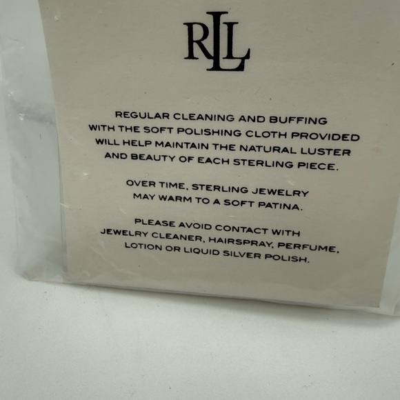 Lauren Ralph Lauren Sterling Silver Logo Bracelet Sterling Silver 925 - Picture 11 of 13